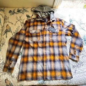 OVER 65% OFF Blank nyc hooded flannel great for back to school